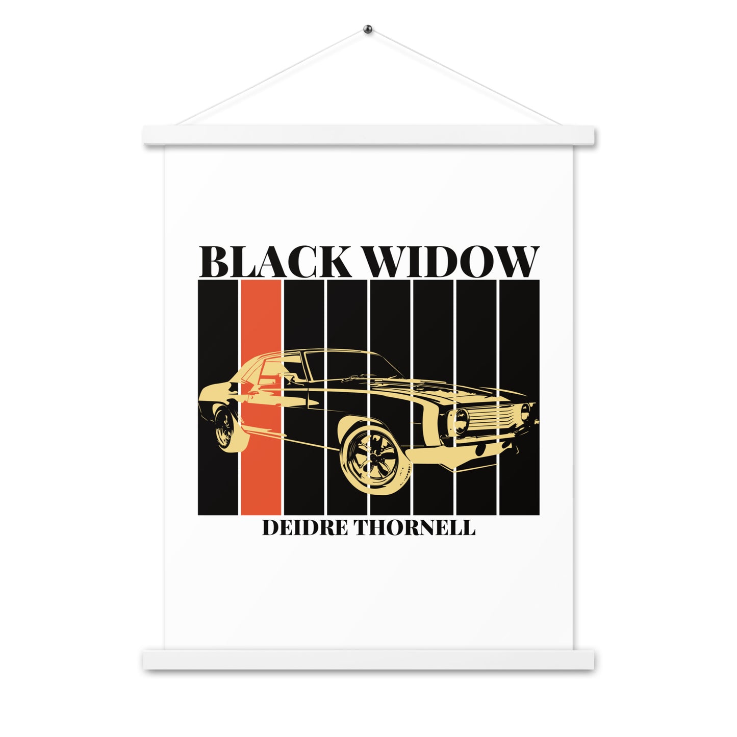 Black Widow Poster with Hanger