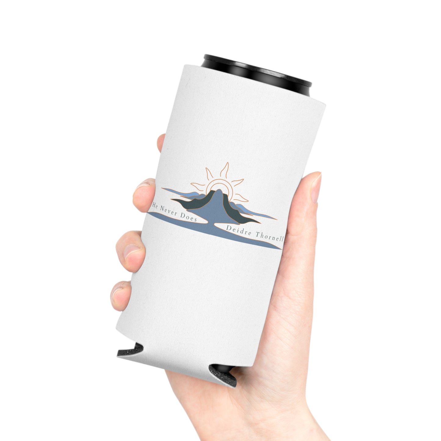 He Never Does Setting Sun Can Cooler