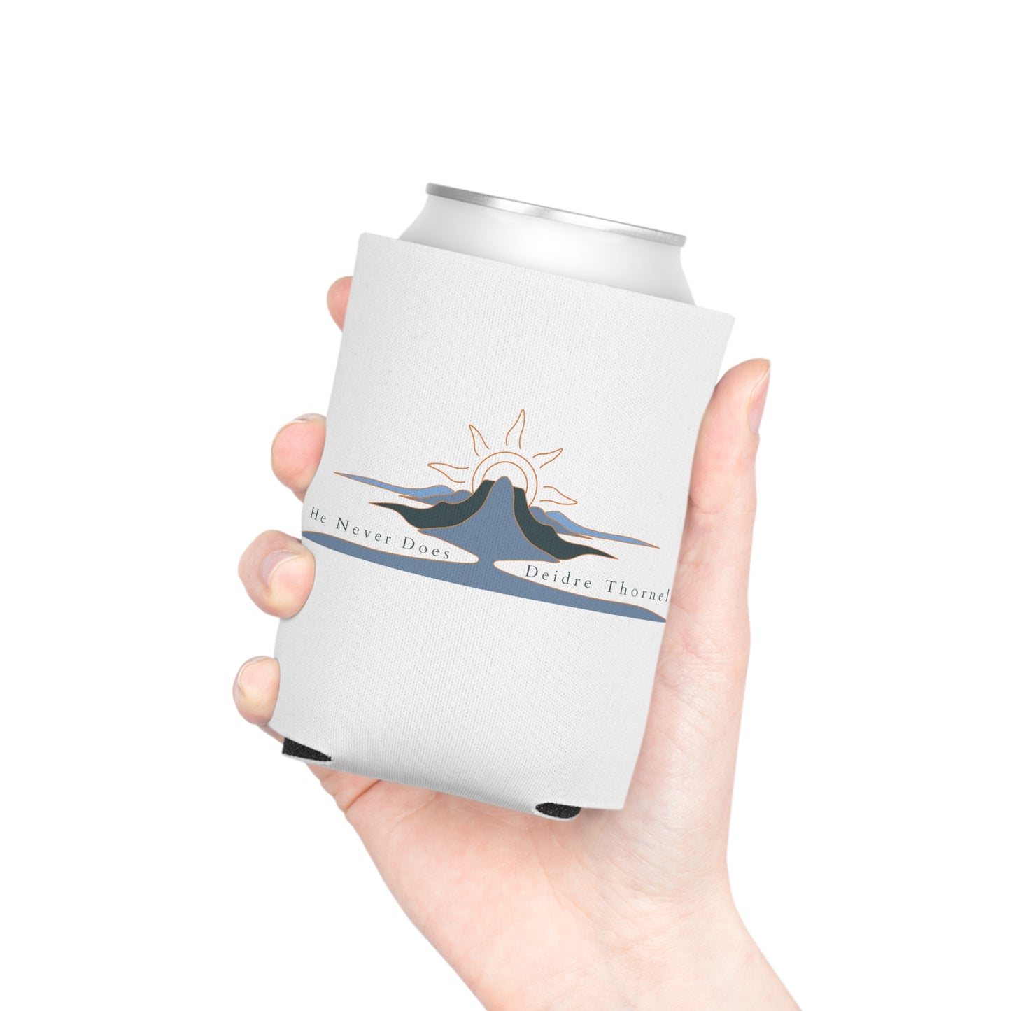 He Never Does Setting Sun Can Cooler