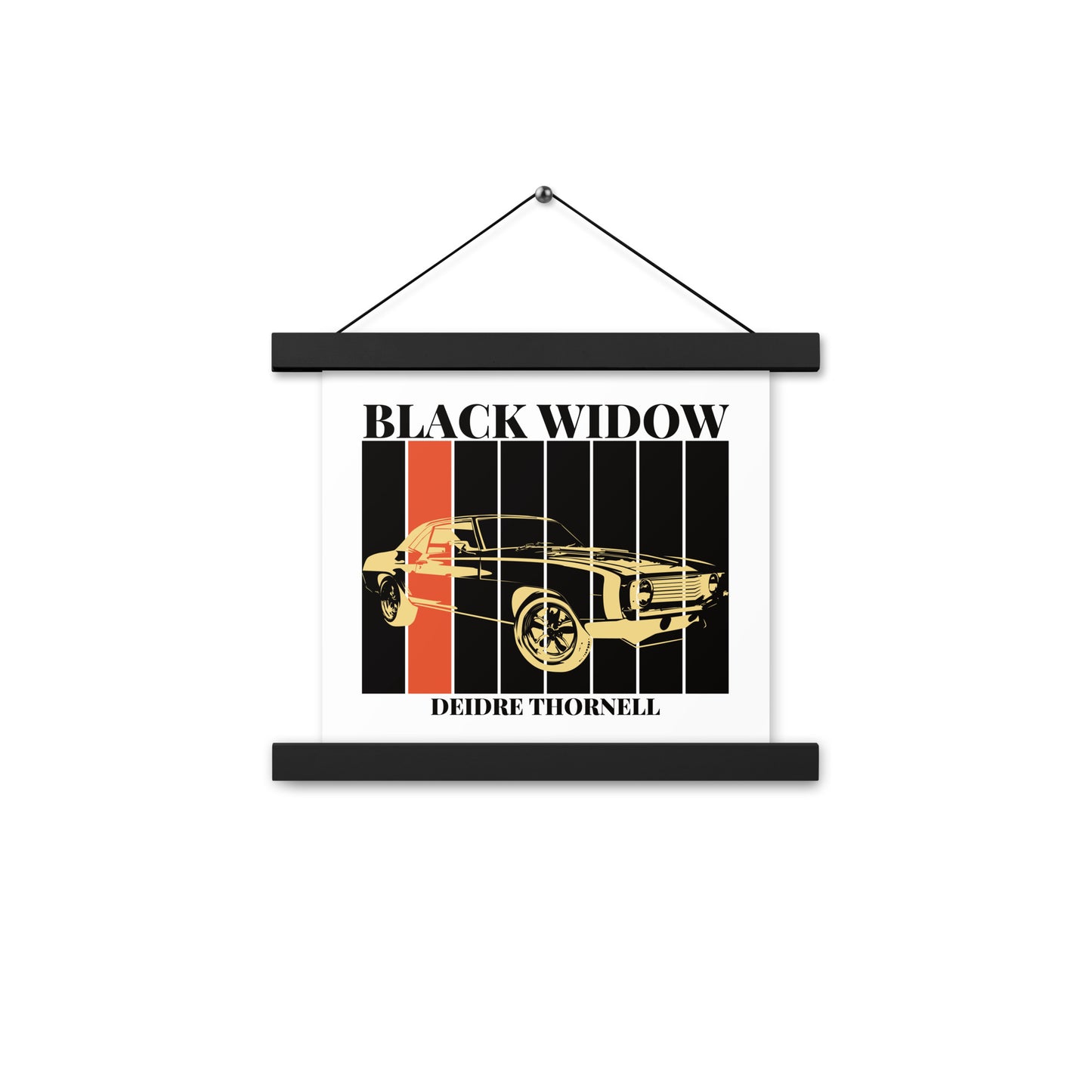 Black Widow Poster with Hanger