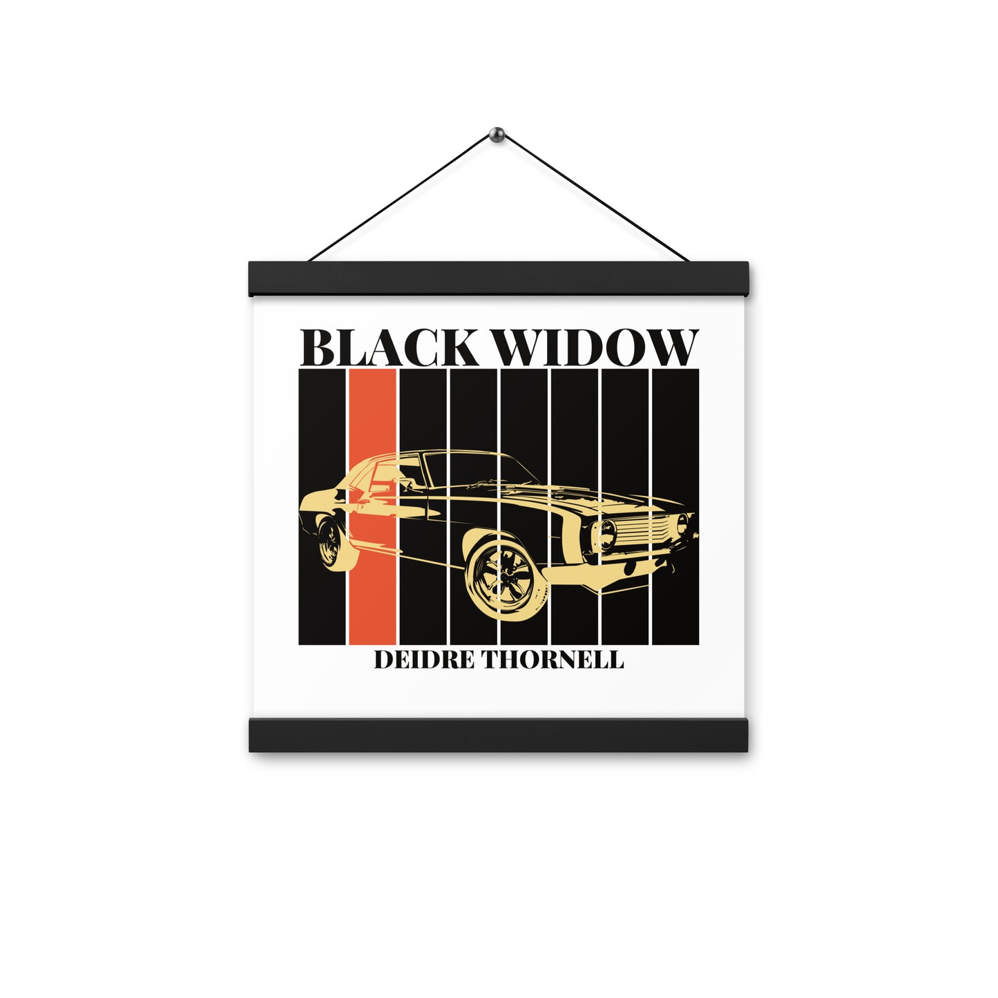 Black Widow Poster with Hanger