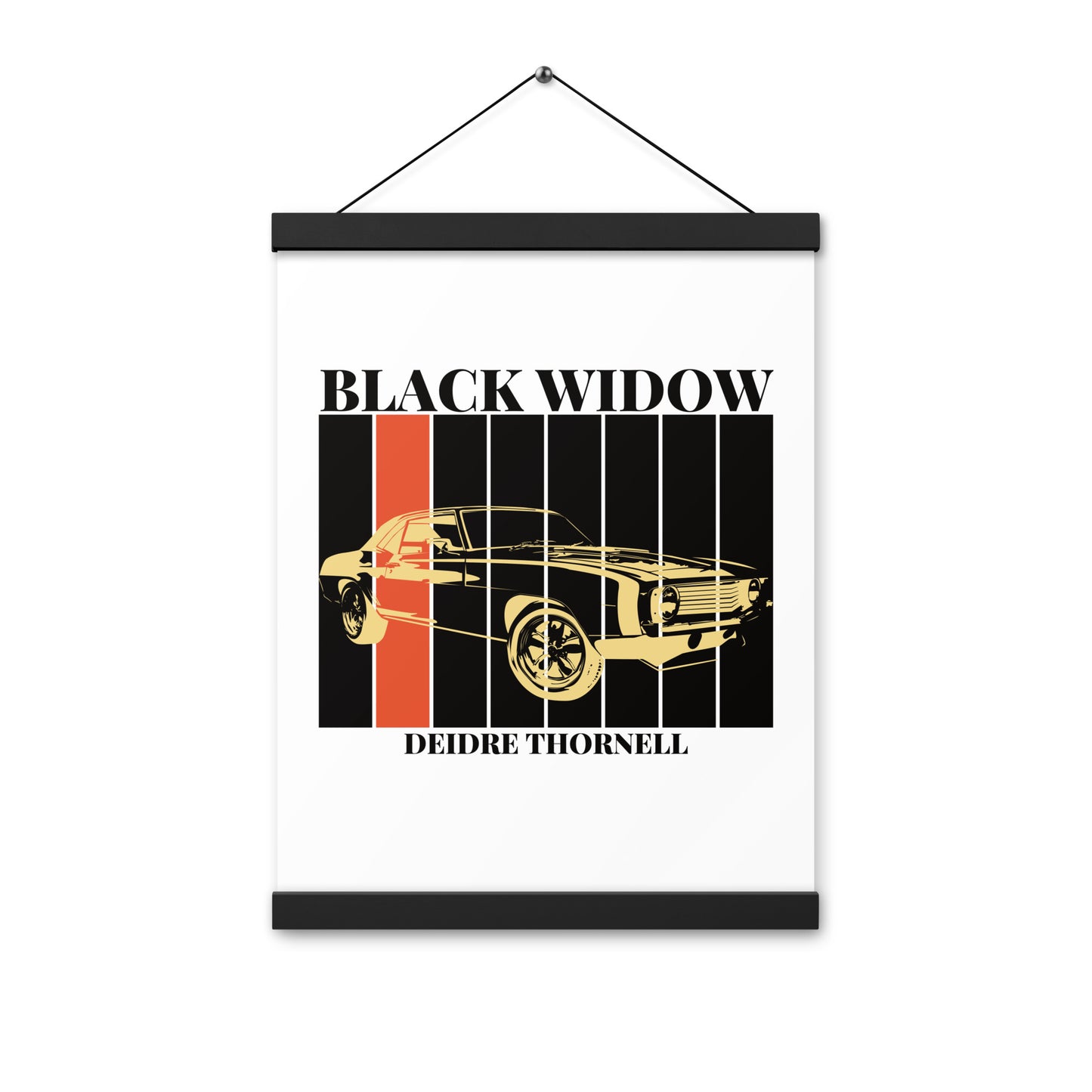 Black Widow Poster with Hanger