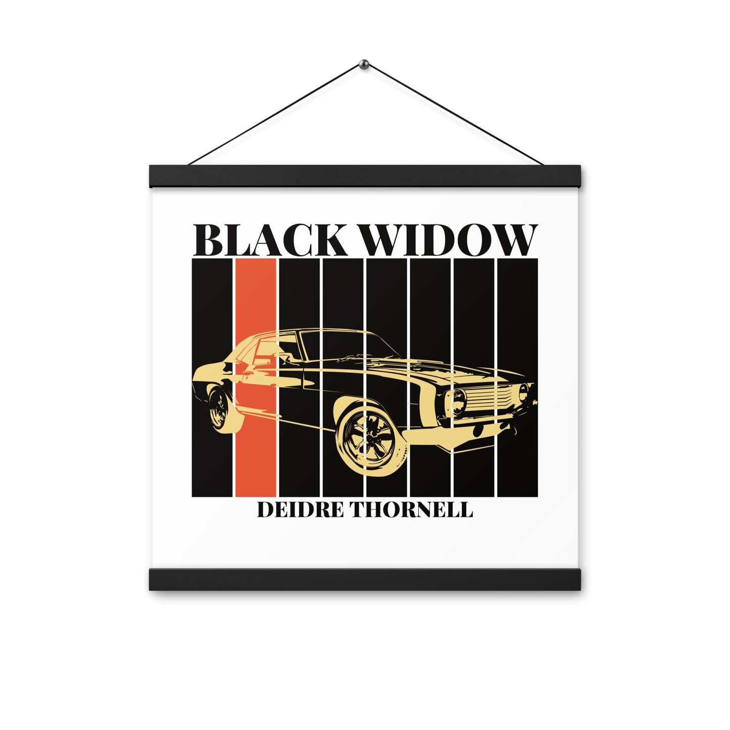 Black Widow Poster with Hanger