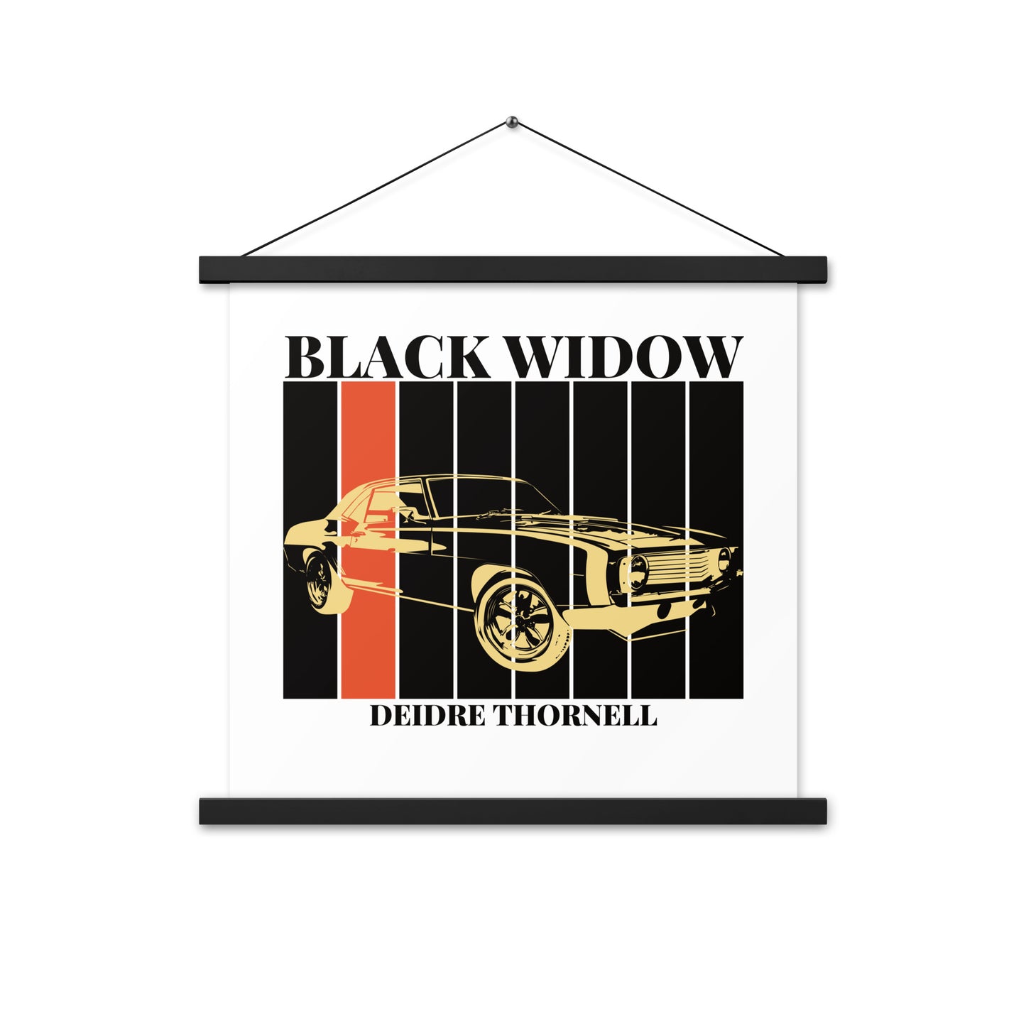 Black Widow Poster with Hanger