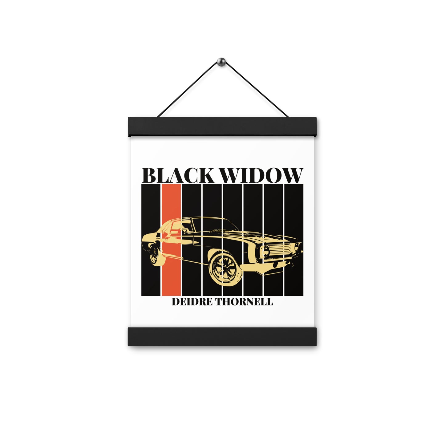 Black Widow Poster with Hanger