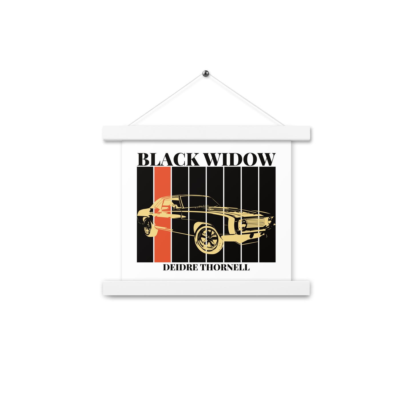 Black Widow Poster with Hanger