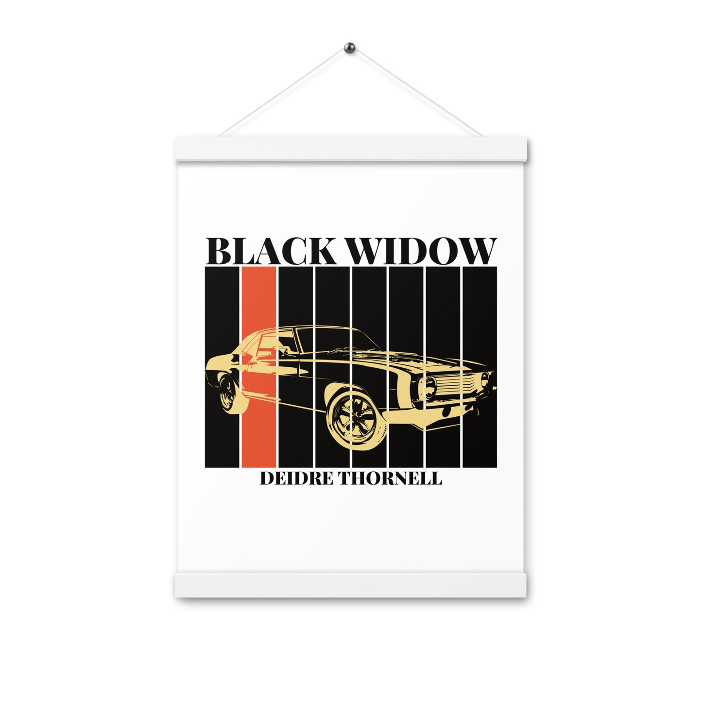 Black Widow Poster with Hanger
