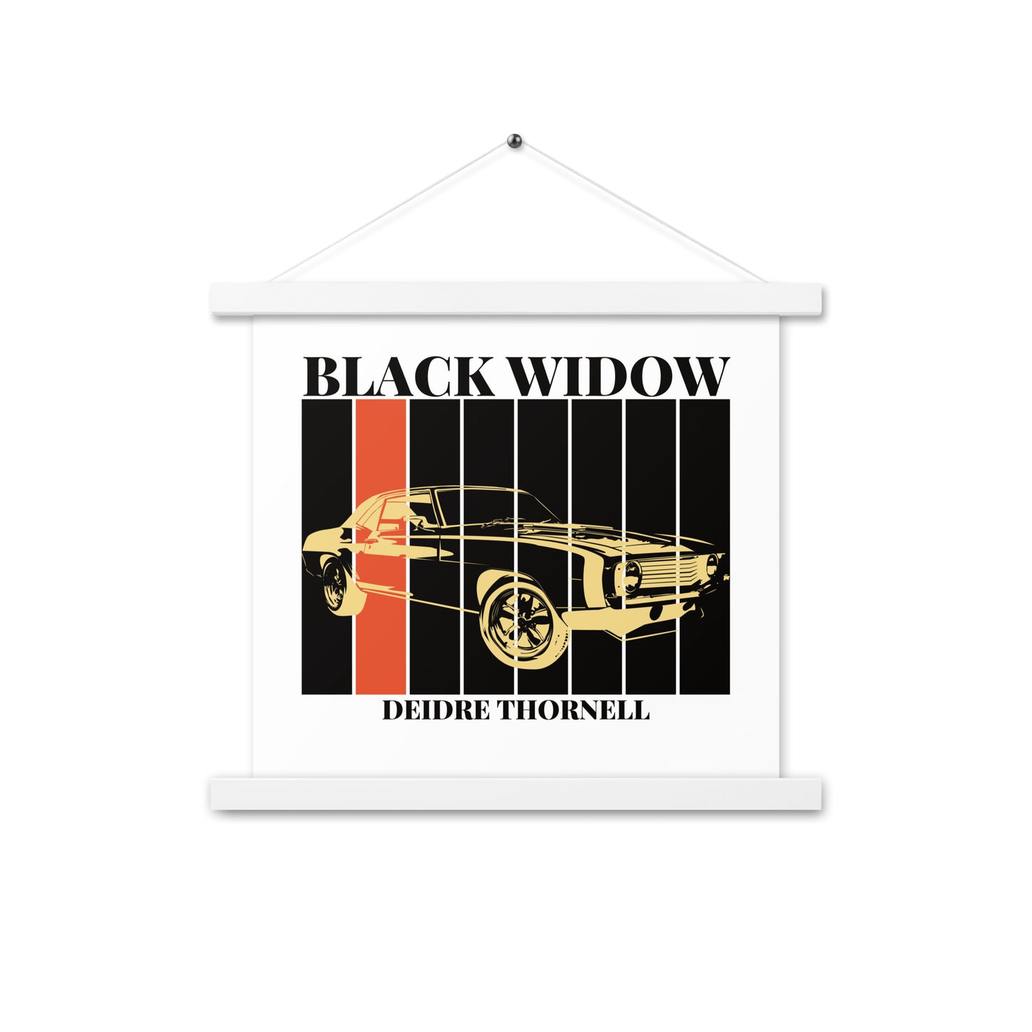 Black Widow Poster with Hanger