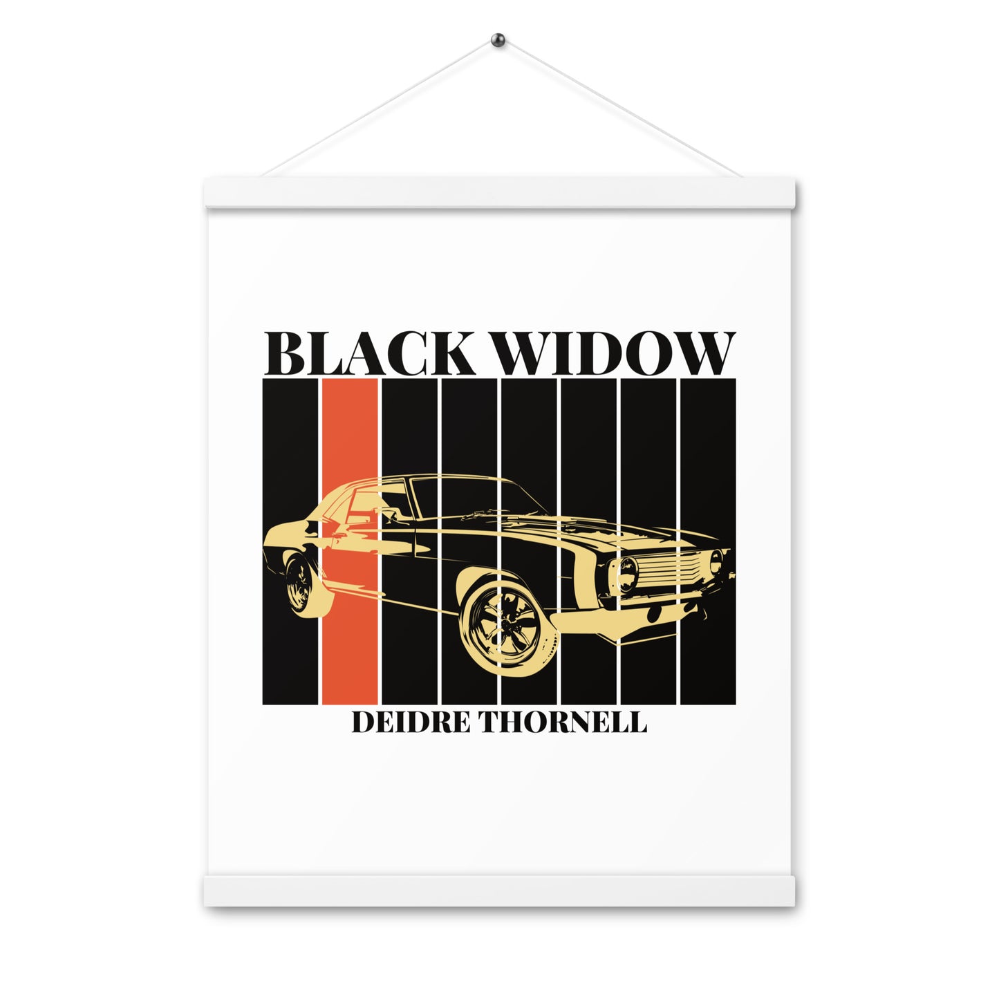 Black Widow Poster with Hanger