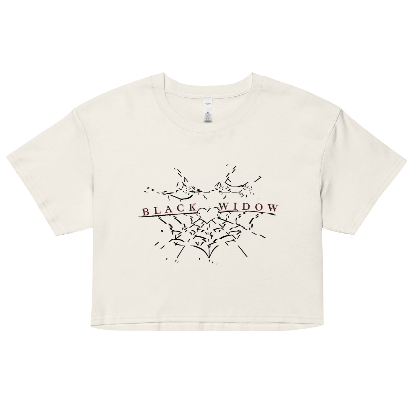 Black Widow Crop Top Light